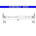 ATE 24.5204-0252.3 Bremsschlauch
