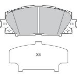 Valeo 601054 Bremsbelagsatz, Scheibenbremse