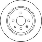 TRW DF2614 Bremsscheibe TRW DF2614 Bremsscheibe