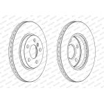 FERODO DDF2613C Bremsscheibe 294x22mm, 5x112, Belüftet, beschichtet FERODO DDF2613C Bremsscheibe 294x22mm, 5x112, Belüftet, beschichtet