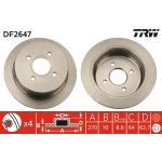 TRW DF2647 Bremsscheibe TRW DF2647 Bremsscheibe