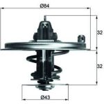Thermostat, Kühlmittel TX 36 80D Thermostat, Kühlmittel TX 36 80D