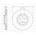 Ferodo DDF3025RC-1 Bremsscheibe PREMIER Ferodo DDF3025RC-1 Bremsscheibe PREMIER