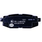 Bremsbelagsatz, Scheibenbremse 8DB 355 014-341 Bremsbelagsatz, Scheibenbremse 8DB 355 014-341