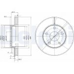 Delphi BG2346 Bremsscheibe Delphi BG2346 Bremsscheibe