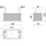 Ölkühler, Automatikgetriebe CLC 326 000P Ölkühler, Automatikgetriebe CLC 326 000P