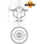 Thermostat, Kühlmittel 725176 Thermostat, Kühlmittel 725176
