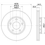 Bremsscheibe 8DD 355 101-361 Bremsscheibe 8DD 355 101-361