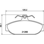 Bremsbelagsatz, Scheibenbremse 8DB 355 017-721 Bremsbelagsatz, Scheibenbremse 8DB 355 017-721
