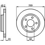 Bremsscheibe 0 986 478 316 Bremsscheibe 0 986 478 316