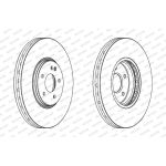 Ferodo DDF1670C-1 Bremsscheibe PREMIER Ferodo DDF1670C-1 Bremsscheibe PREMIER