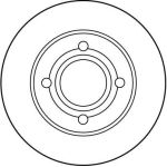 TRW DF1536 Bremsscheibe TRW DF1536 Bremsscheibe