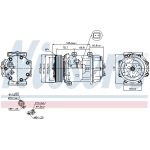 Kompressor, Klimaanlage 89136 Kompressor, Klimaanlage 89136
