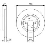 BOSCH 0 986 479 R24 Bremsscheibe BOSCH 0 986 479 R24 Bremsscheibe