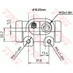 TRW BWD181 Radbremszylinder