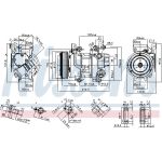 Kompressor, Klimaanlage 89528 Kompressor, Klimaanlage 89528