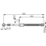 BOSCH 1 987 481 321 Bremsschlauch