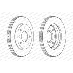 Ferodo DDF741C Bremsscheibe PREMIER Ferodo DDF741C Bremsscheibe PREMIER