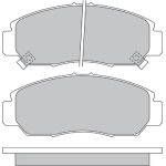 Metzger 1170536 Bremsbelagsatz, Scheibenbremse