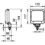 Arbeitsscheinwerfer 1GA 995 193-001 Arbeitsscheinwerfer 1GA 995 193-001