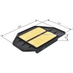 BOSCH 1 987 429 178 Luftfilter
