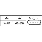 Sensor, Saugrohrdruck 6PP 009 400-541