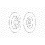 Bremsscheibe DDF2506C