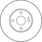 TRW DF2702 Bremsscheibe