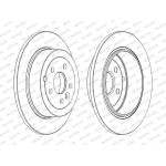 Ferodo DDF1578C Bremsscheibe PREMIER Coat+ disc Ferodo DDF1578C Bremsscheibe PREMIER Coat+ disc