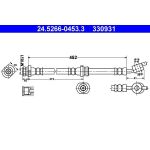ATE 24.5266-0453.3 Bremsschlauch ATE 24.5266-0453.3 Bremsschlauch