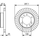 Bremsscheibe 0 986 479 A96 Bremsscheibe 0 986 479 A96