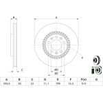 BOSCH 0 986 479 E32 Bremsscheibe 294x22mm, 5x108, Belüftet, beschichtet BOSCH 0 986 479 E32 Bremsscheibe 294x22mm, 5x108, Belüftet, beschichtet