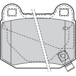 Bremsbelagsatz, Scheibenbremse 302081