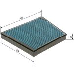 BOSCH 0 986 628 549 Innenraumfilter BOSCH 0 986 628 549 Innenraumfilter
