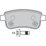 Bremsbelagsatz, Scheibenbremse 601000