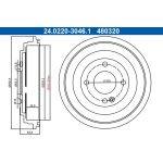 Bremstrommel 24.0220-3046.1