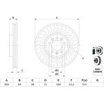 BOSCH 0 986 479 E52 Bremsscheibe BOSCH 0 986 479 E52 Bremsscheibe