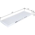 BOSCH 1 987 431 210 Innenraumfilter BOSCH 1 987 431 210 Innenraumfilter