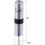MANN-FILTER WK 5015 Kraftstofffilter Leitungsfilter, 14mm, 8mm