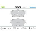Valeo 610432 Bremsbelagsatz, Scheibenbremse E-PERFORMANCE Valeo 610432 Bremsbelagsatz, Scheibenbremse E-PERFORMANCE