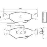 Brembo P 23 039 Bremsbelagsatz, Scheibenbremse PRIME LINE Brembo P 23 039 Bremsbelagsatz, Scheibenbremse PRIME LINE