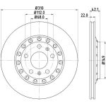 Bremsscheibe 8DD 355 128-651