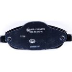 Hella 8DB 355 013-911 Bremsbelagsatz, Scheibenbremse