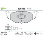 Valeo 598488 Bremsbelagsatz, Scheibenbremse Valeo 598488 Bremsbelagsatz, Scheibenbremse