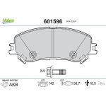 Valeo 601596 Bremsbelagsatz, Scheibenbremse Valeo 601596 Bremsbelagsatz, Scheibenbremse