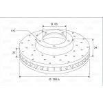 Bremsscheibe 886695 Bremsscheibe 886695