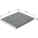 BOSCH 1 987 435 566 Innenraumfilter