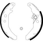 Hella 8DB 355 001-031 Bremsbackensatz Hella 8DB 355 001-031 Bremsbackensatz