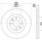 Bremsscheibe 8DD 355 106-531 Bremsscheibe 8DD 355 106-531