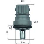 Sensor, Kühlmitteltemperatur TSE 1D